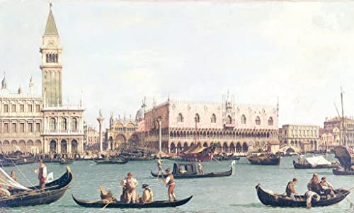 Affiche toile Antonio Canal grande peinture photo portrait salon moderne