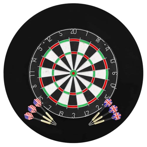 GeenYuu Diana profesional de sisal con 6 dardos de punta de acero y envolvente, juego de diana duradero con accesorios de montaje para ocio, entrenamiento y torneo, incluye barril