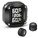 Avutrel TPMS Motorrad Reifendruckkontrollsystem, Wasserdicht Magnetische Aufladung, mit 2 Externen Sensoren, für Motorräder, Bike, ATV und Zweirädriges