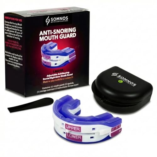 Somnos Anti Snore Mouthguard - Adjustable Sleep Mouth Guard for