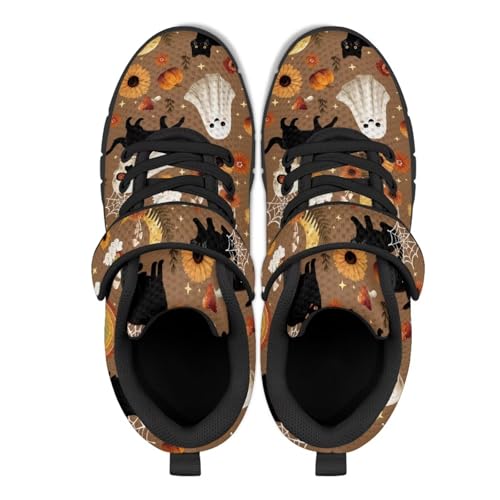 Skull Books Shoes for Kids Halloween Trial Running Sneakers Boys Girls School Sneakers Anti Slip Lightweight Athletic Tennis Walking Shoes3