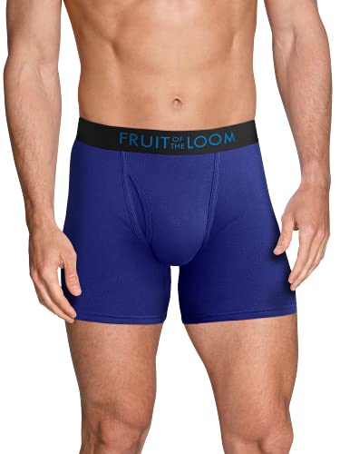 Fruit Of The Loom Mens Breathable Underwear Boxer Briefs, Short Leg Boxer Brief - Cotton Mesh 3 Pack, Xx-Large Us #TOP1