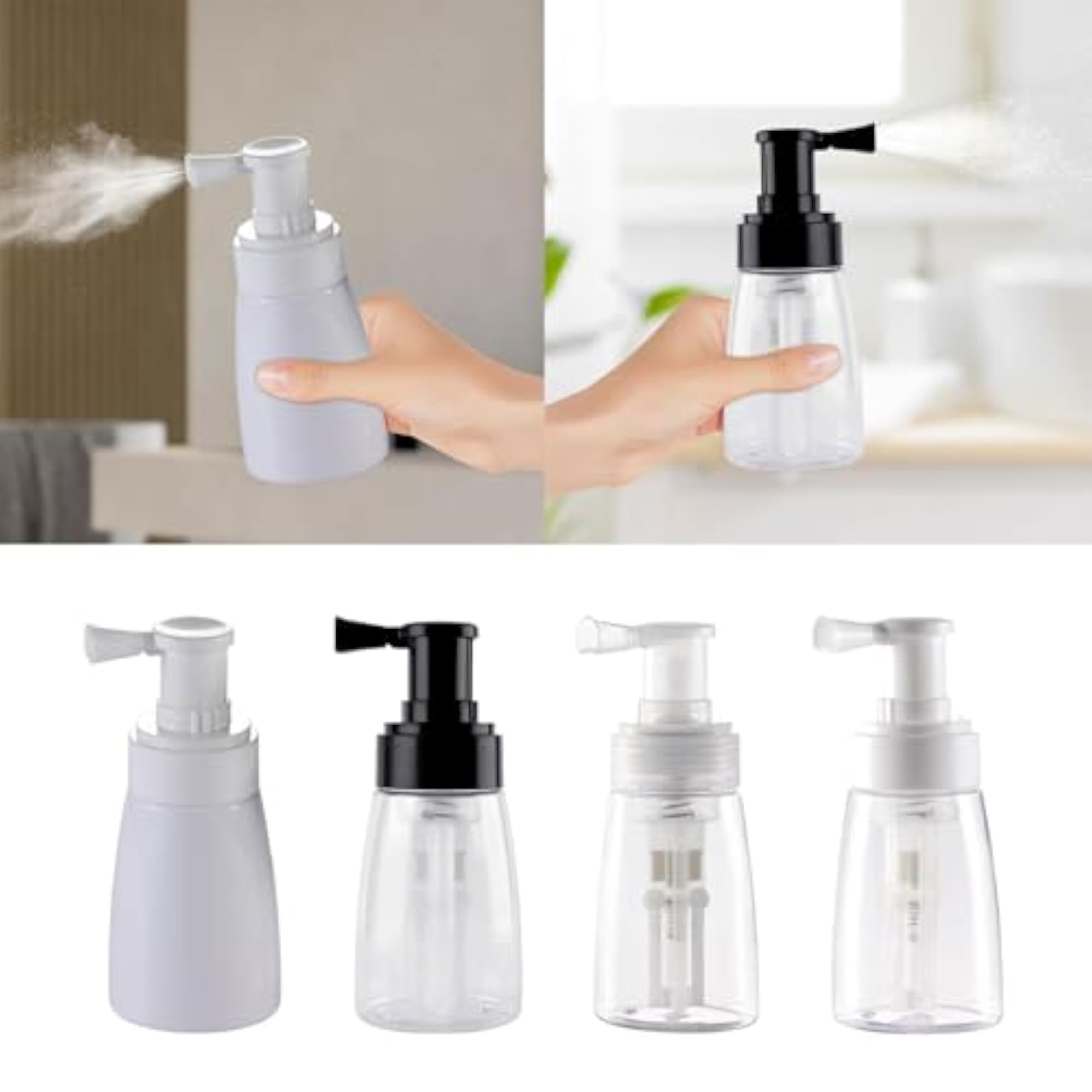 Hairdressing Spray Bottle Travel Cosmetics Blower White