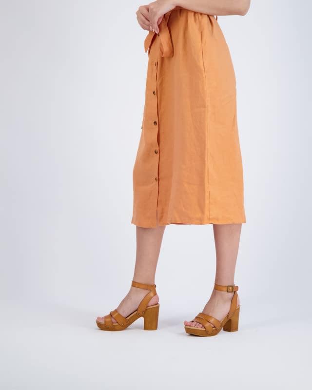 CUSHIONAIRE Women's Sandra Faux Wood Sandal +LiteSole Technology, Wide Widths Available - Image 2