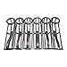 Tachiuwa 6Pcs Chinese Billiards Table Slide Track Tool Pool Snooker Parts Accessories Replacement Easy to Install Billiards Table Pocket Rail