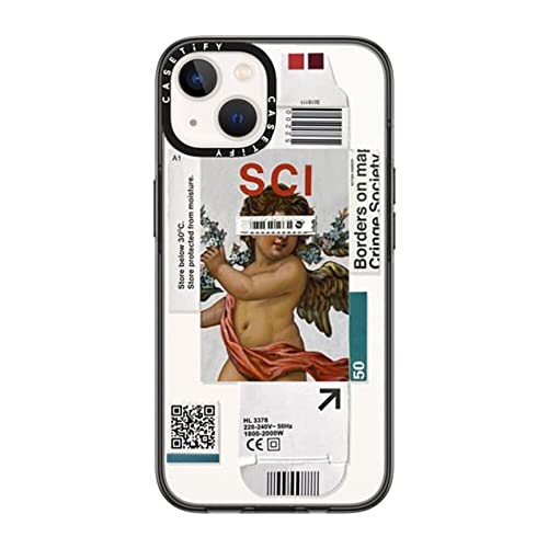 CASETiFY RpNg iPhone 14 P[X [MILKi (2x MIL-STD-810G)/1.2m̗eXgNA] - Below 30 Degrees - ubN