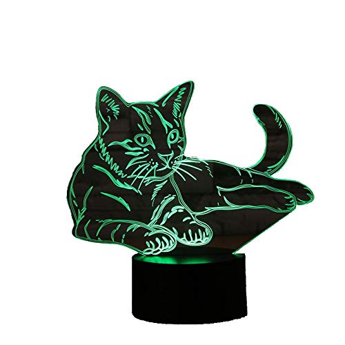 O'lemon, lampada 3D, alimentazione USB, 7 colori