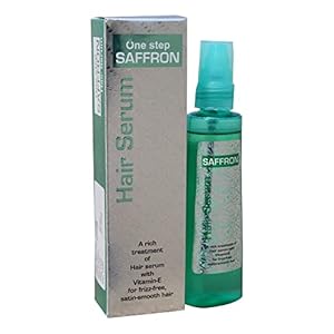 AMPEX Saffron Hair Serum for Women & Men/Contains Walnut Oil/Instant Shine & Smoothness/Regular use Hair Serum for Dry & Wet Hair/Gives frizz – Hair/Soft and Silky Touch – 100ml