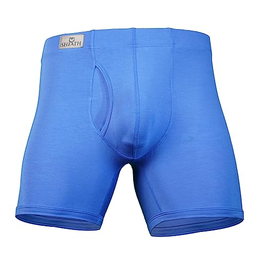 SHEATH Men's Underwear with Dual Pouch 3.21 Fly Boxer Briefs2