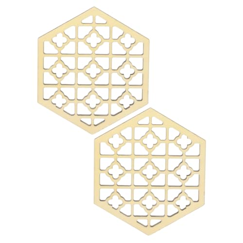 Toyvian 2pcs Fenêtres Sonores Erhu en Paulownia Fenêtres Erhu Simples Transmission Optimale Résistantes Pratique Sonorisation Professionnelle
