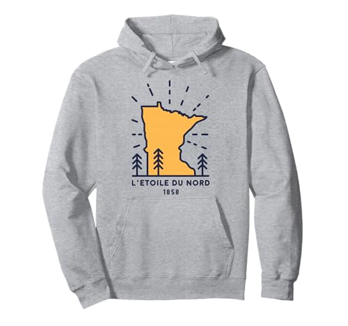 Minnesota Star North Vintage Pullover Hoodie