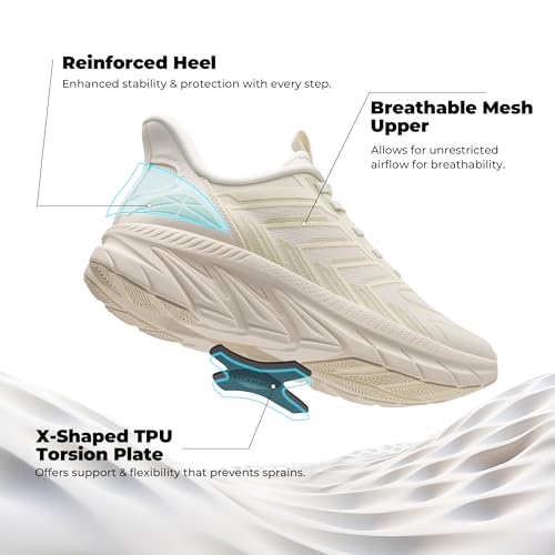 Image of ALLSWIFIT Women's Slip On Walking Shoes Running Comfortable Tennis Breathable Non Slip Athletic Gym Workout Cross Training Fashion Sneakers
