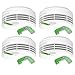 Price comparison product image Hekatron Genius Plus X Fire Alarm / Can Be Linked To Wireless Network, integrated Battery (10-Year Lifespan), Multi-Coloured LED & App Support, White, 31-5000021-13-01, 4-er Set