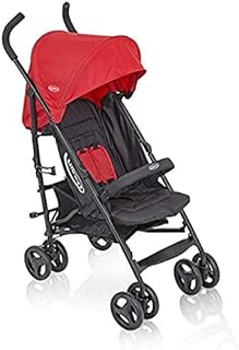 Graco TraveLite Pushchair/Stroller (Birth to 3 Years Approx, 0-15 kg), Lightweight with Compact Fold, Chili (Pack of 1)