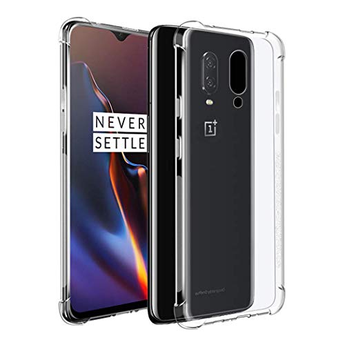Image of Plus Ultra Clear Slim Shockproof Anti-Slip Grip Soft Transparent Back Cover Case for OnePlus 7
