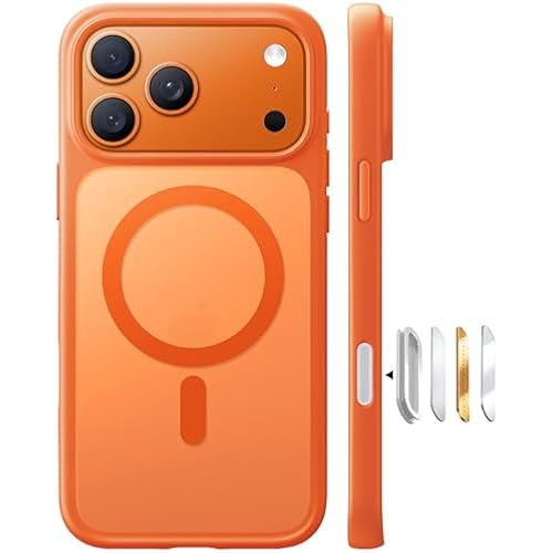 TORRAS Stronger Magnetic & Shockproof for iPhone 17 Pro Max Case Orange