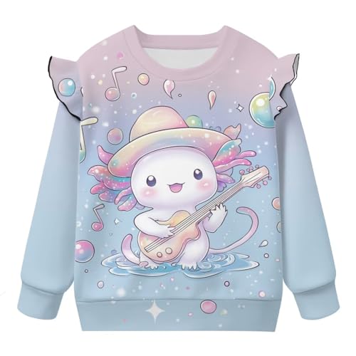 Kids Sweatshirts Girls Crewneck Sweatshirt Cute Kids Casual Toddler Pullover Sweatshirt Long Sleeve Tops4