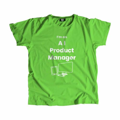T-shirt AI Product Manager vert liril vêtement de mode de la tech unisexe