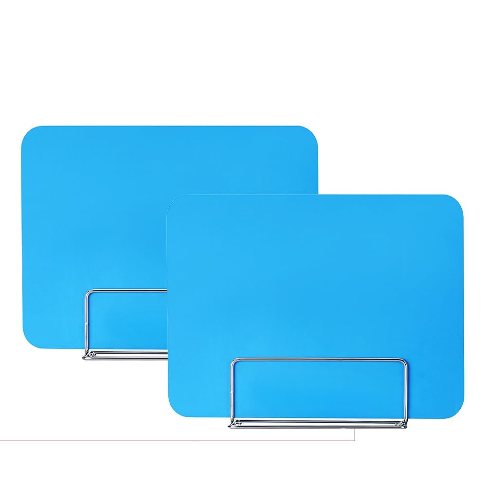 POTUBI Desk Privacy Dividers, Divider Pack of 2 Multicolor Multiple Sizes(Blue,40X40cm)