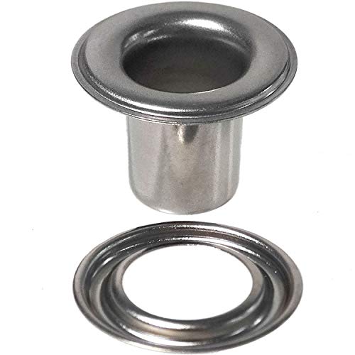 Stimpson ESPGW2XLSS500 Self-Piercing Grommet and Washer Stainless Steel Reliable, Durable, Heavy-Duty #2XL Set (500 Sets)