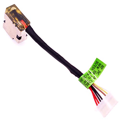 Deal4GO AC DC Power Jack Socket Cable 799735-S51 799735-Y51 for HP Envy X360 M6-AR M6-AQ M6-W 15-AU 15-BP 17-by 17-CA M1-U M3-U 13-U 13-S 11-K 340 G5 G7