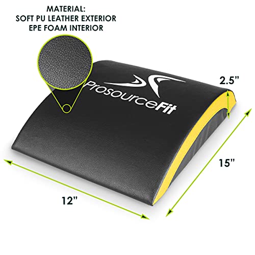 Image of ProsourceFit Abdominal Ab Mat 15x12, High Density Core Trainer for Workouts, Conditioning, Posture Support, and Crunch Exercises; Home Fitness Equipment
