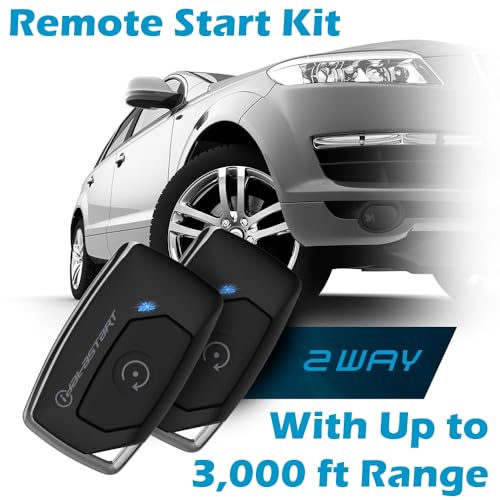 iDataStart Remote Starter KIT for Select Lexus/Toyota Vehicles with Push-to-Start Ignition 2010+ w/3000ft Range (2-Way, 1-Button, 2-Remotes)