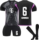bayern trikot für kinder nr.25/10/6 fußball trikot t-shirt, shorts und socken set für junge herren anzug bayern 2023 trikot für kinder und erwachsene nr.25/10/6 fußball heim/auswärtstrikot t-shirt, shorts und socken set für junge herren anzug