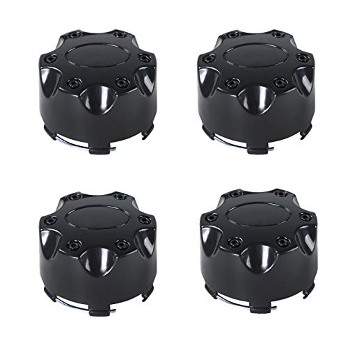 CPOWACE 4PCS Black Hub Cap Wheel Center Cap Compatible with Polaris Sportsman Ranger RZR ACE 1521509-521