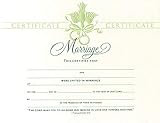 Certificate-Marriage (Dove Embossed)