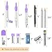Mr. Pen- Geometry Set, 15 pcs, Purple, 6 Inch Swing Arm Protractor, Divider, Set Squares, Ruler, Compasses and Protractor