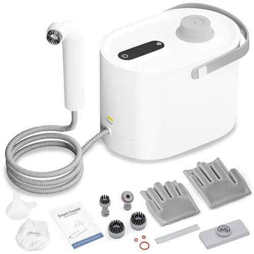 Kuvictewl Steam Cleaner All-in-One Kit, Chemical-Free Steamer for Home Deep Cleaning, Suitable for Floor, Tile, Grout, Window, Kitchen, Sofa, Car