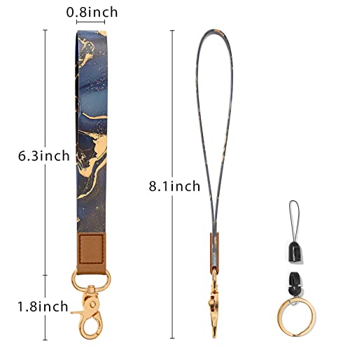 Image of Wrist Lanyard Key Chain, Wristlet Strap Keychain Holder for Women Men Car Keys Wallet Card Phone