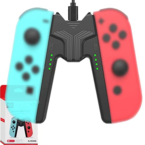 Joy-Con充電グリップ joy-con 充電スタンド Joy-Con ハンドルグリップ Switchジョイコン充電グリップ プレイしながら充電可能 Switch対応 V字型 超軽量 装着簡単 持ち運びに便利 充電指示LED付 Joy-Con充電グリップ joy-con 充電スタンド Joy-Con ハンドルグリップ Switchジョイコン充電グリップ プレイしながら充電可能 Switch対応 V字型 超軽量 装着簡単 持ち運びに便利 充電指示LED付