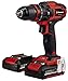 Einhell Akku-Schlagbohrschrauber-Set TE-CD 18/40 Li-i +64 (2x2,0 Ah) Power X-Change (Li-Ion, 18 V, 40 Nm, Drehzahl-Elektronik, 2-Gang-Getriebe, max. 24.000 min-1, inkl. Akkus, Ladegerät & Zubehör)