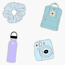 Vsco Girl Pack Sticker Vinyl Waterproof Sticker Decal Car Laptop Wall Window Bumper Sticker 5"