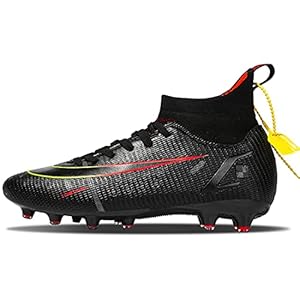 Jugafu Outdoor Soccer Cleats Mens Boys Football Cleats Shoes
