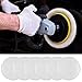 7 Pcs Wool Polishing Buffing Pads, 4 Inch Car Polishing Buffing Wheel with Hook and Loop Back for Drill Buffer Attachment, Car Buffer Polisher Kit for Cars Polish, Waxing, & Compound Cutting