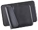 AmazonBasics Silicone Waterproof Pet Food And Water Bowl Mat For Dog or Cat - Pack of Two, 18.5 x 11.5 Inches, Black