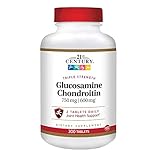 21st Century Glucosamine Chondroitin 750/600mg - Triple Strength, Tablets, 300 Count