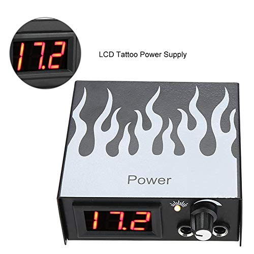 Tattoo Power Supply, Metal Digital Lcd Tattoo Power Supply, Adjustable Voltage Tattoo Machine Power Supply Tattoo Supplies, For Beauty Salon, Tattoo Shop(Us Standard 110V) #TOP5