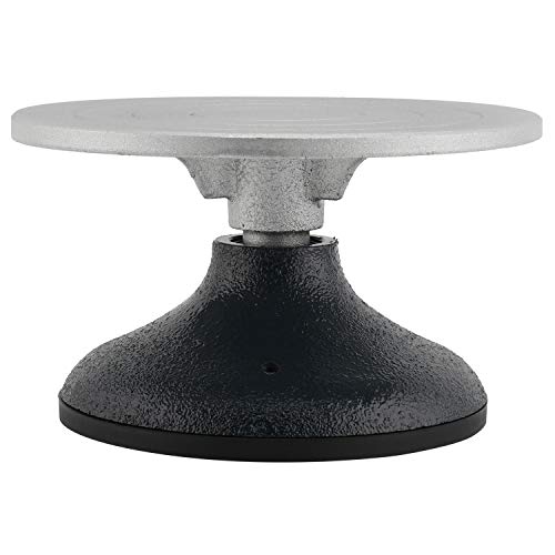 Miniatura 6 de Homtone Placa Giratoria De Escultura De Arcilla Resistente De 18 Cm De Diámetro, Plato Giratorio Escultura De Arcilla Giratoria Cerámica De Modelado Tocadiscos