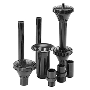 Hainice Fountain Nozzle Water Fountain Pump Nozzle Set Water Spray Heads for Garden Pool Pond L