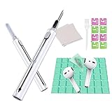 Juego de Limpieza para Airpods Pro 1/2/3, lápiz de Limpieza de Auriculares Bluetooth con Esponja, Cepillo, Punta de Metal