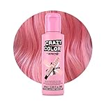 Crazy Color Vibrant Candy Floss Semi-Permanent Hair Dye. Highly Pigmented Pastel Pink Conditioning & Oil Nourishing Vegan Formula | No Bleach or Ammonia | 100ml