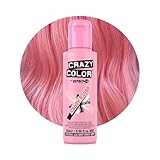 Crazy Color Vibrant Candy Floss Semi-Permanent Hair Dye. Highly Pigmented Pastel Pink Conditioning & Oil Nourishing Vegan Formula | No Bleach or Ammonia | 100ml