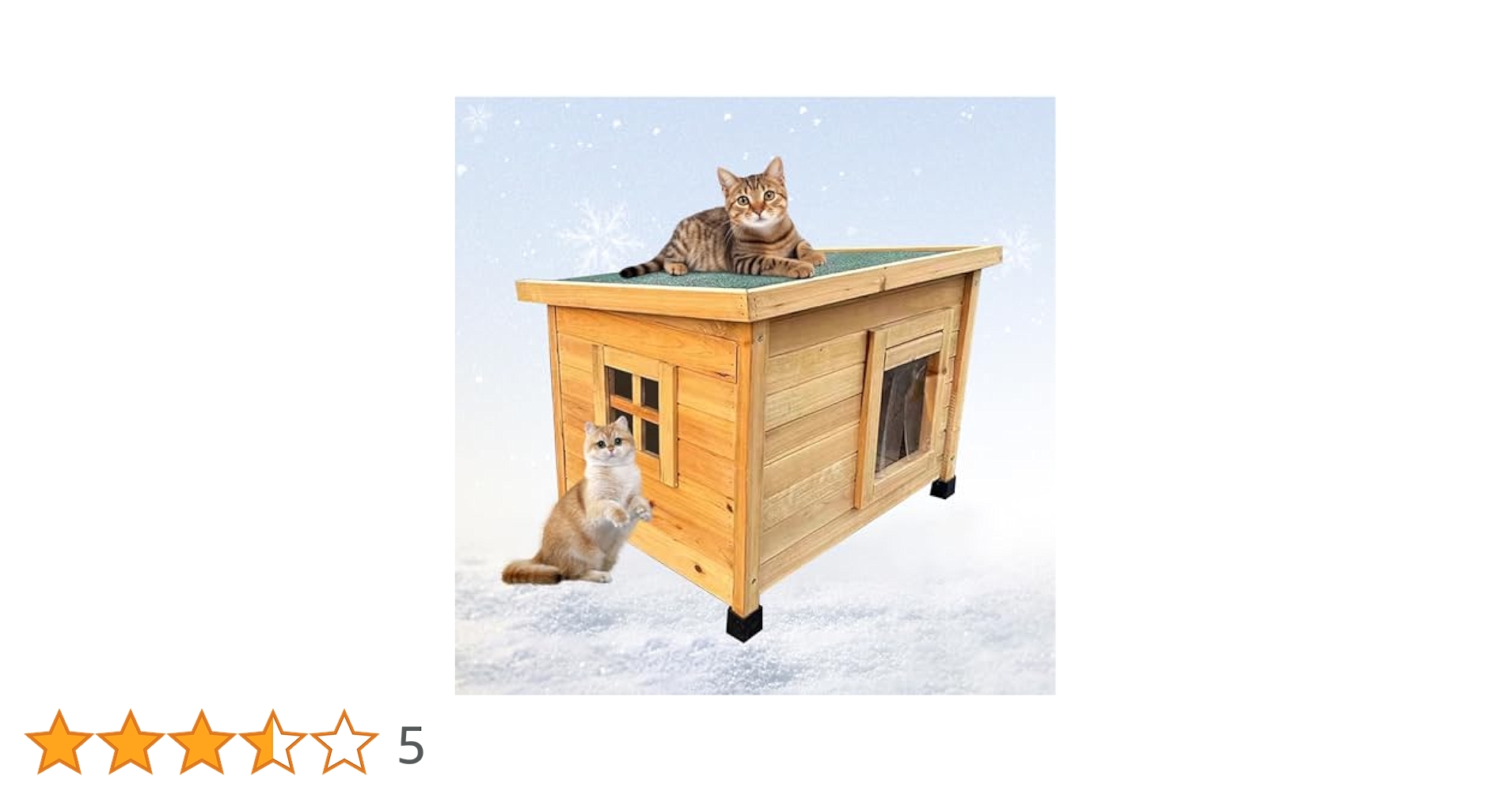 Amazon | Wokouiys 猫 ハウス 犬小屋 キャットハウス 猫ハウス