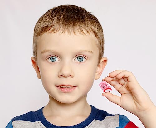Strawberry Pencil Bites Gummies, Soft, And Sweet Red Licorice Bites With A Creamy Sweet Center, Fat-Free (1 Pound) #TOP1