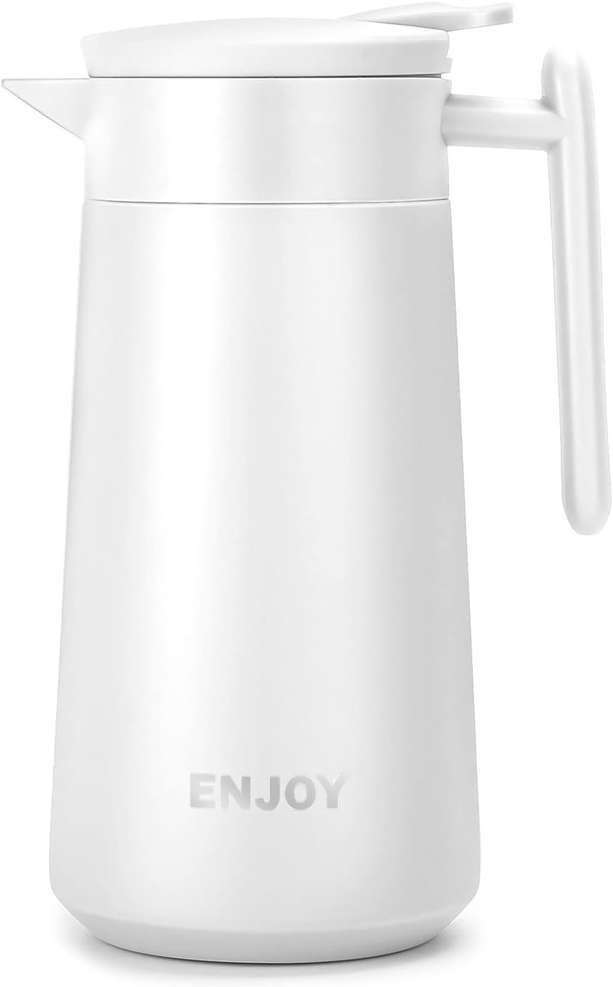 29oz Thermal Coffee Carafe Insulated Coffee Thermos, Stainless Steel