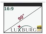 pantalla 90 pulgadas sharp 3layer 0,42 mm mate lienzo en blanco con factor de luminancia / factor de ganancia de 1,0 ideal para Full HD 1080p y 3D. El material consiste en 3 capas de PVC. La superficie blanca mate proporciona una perfecta difusión y uniforme luz y una calidad de imagen angleindependent, la representación óptima del color y excelente nitidez y mejor se ajuste para su uso en condiciones de poca luz con proyectores de alta luminosidad.
